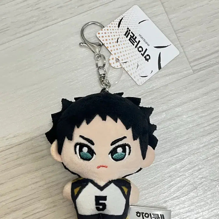 [BUNJANG] Haikyuu!! Akaashi Plush Keychain / [새상품] 하이큐 아카아시 인형 키링