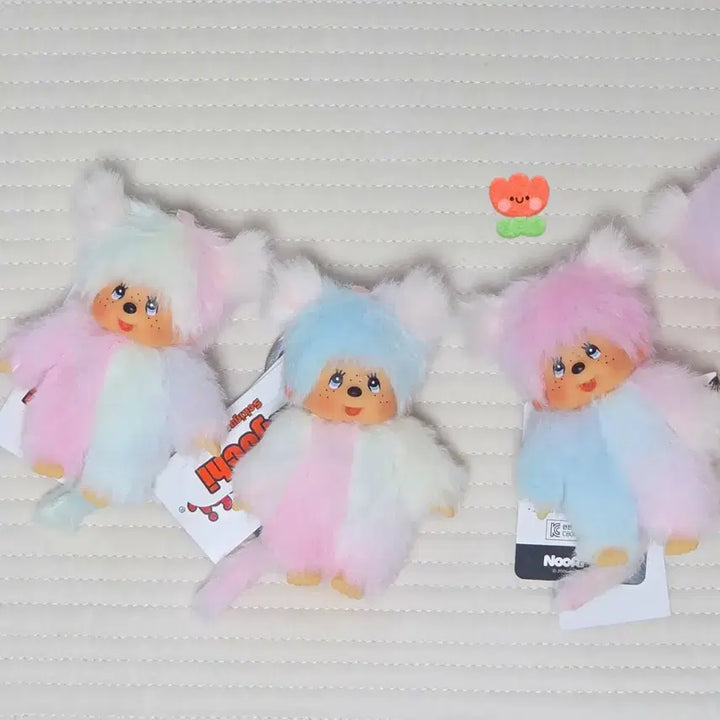 [BUNJANG] Tie-Dye Monchhichi Keyring New / [새상품]타이다이몬치치 키링_핑크
