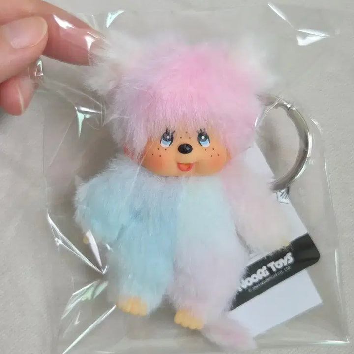 [BUNJANG] Tie-Dye Monchhichi Keyring New / [새상품]타이다이몬치치 키링_핑크