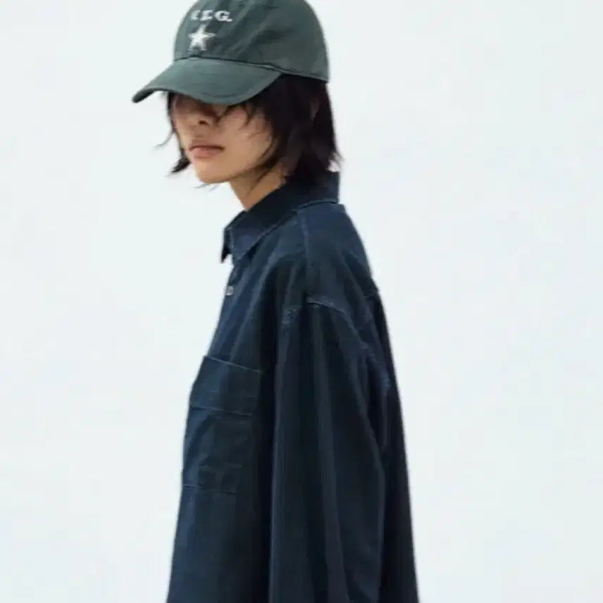 [BUNJANG] Hatching Room VTG Star Cap Washed Dark Green / 해칭룸 vtg 볼캡 다크 그린 VTG Star Cap Washed Dar