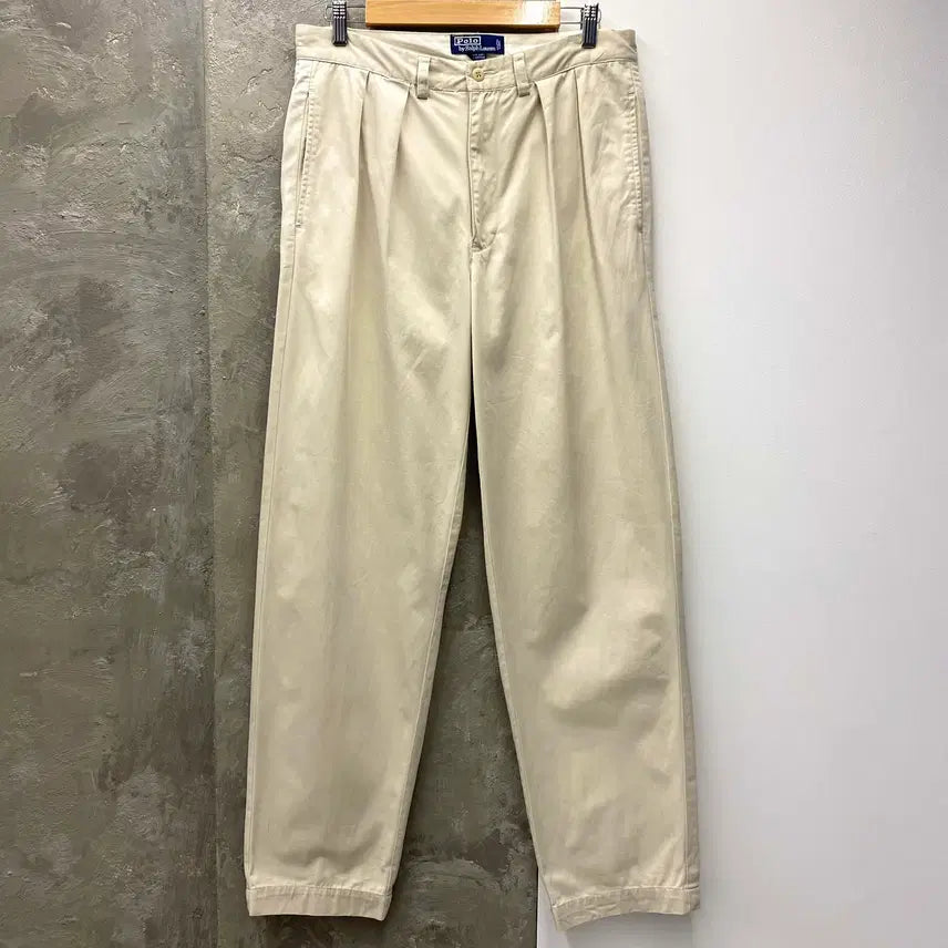 [BUNJANG] Polo Ralph Lauren Andrew Chino Pants Beige 90s-00s / [30-31] 90-00s 폴로 랄프로렌 베이지 앤드류 치노팬츠