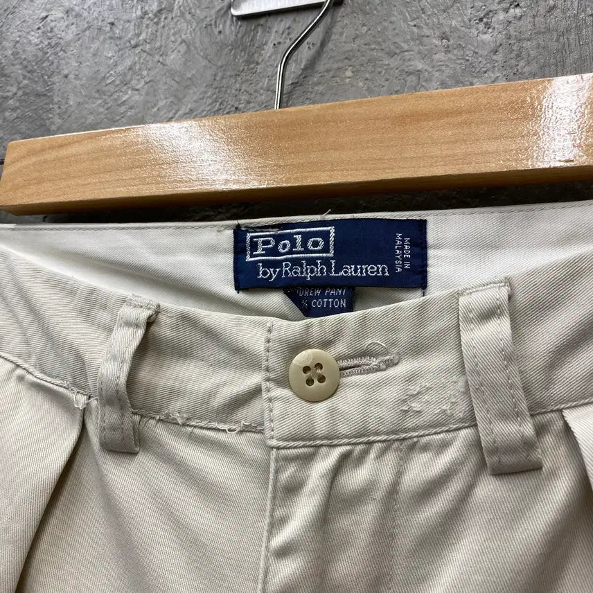 [BUNJANG] Polo Ralph Lauren Andrew Chino Pants Beige 90s-00s / [30-31] 90-00s 폴로 랄프로렌 베이지 앤드류 치노팬츠