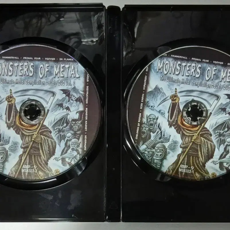 [BUNJANG] Monster of Metal Compilation Double DVD Vol. 3 / (영상) 메탈 DVD 2장 몬스터 오브 메탈 컴필레이션
