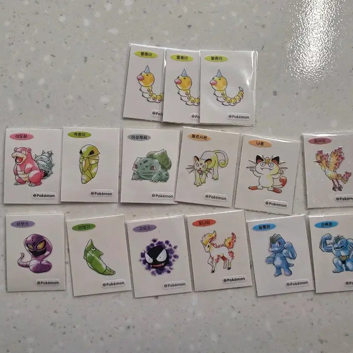 [BUNJANG] Pokemon 30th Anniversary Artwork Sticker / 포켓몬 30주년 아트워크 띠부씰