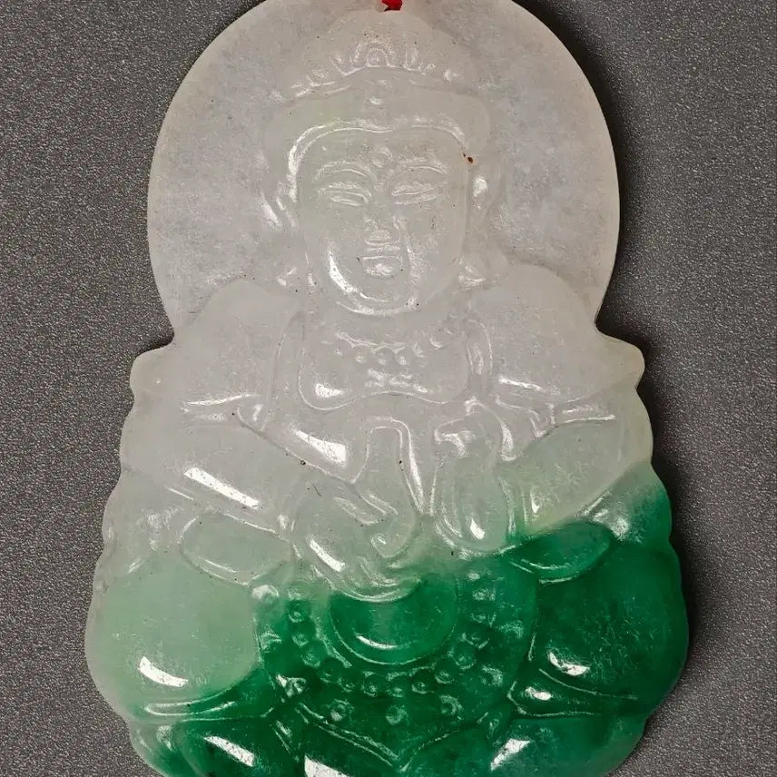 [BUNJANG] Jade Guan Yin Buddha Pendant Necklace Set (5 Pieces) / 옥 관음불 조각 불상 펜던트 목걸이 5점 일괄 골동품 고미술품 수집품