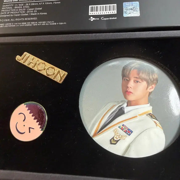[BUNJANG] Wanna One Park Jihoon World Tour Badge Set / 워너원 월드투어 박지훈  뱃지