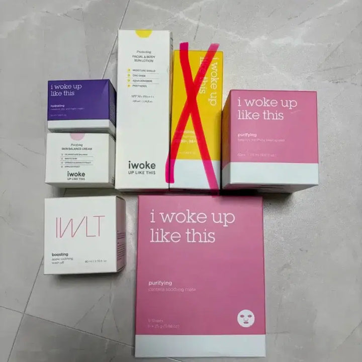 [SOLD OUT] iwlt 한연아 핑크팩 핑크크림 보라크림 애플팩 선크림 보라크림