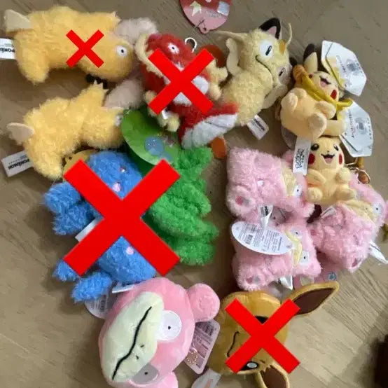 [BUNJANG] Pokemon Flat Keychain - Golduck, Slowpoke, Eevee, Magikarp, Meowth / 포켓몬 납작키링 고라파덕 야돈 이브이 잉어킹 나옹