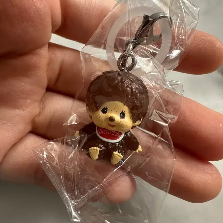 [BUNJANG] Monchhichi Mejirushi Gacha (Basic Monchhichi-kun) Mascot / [새상품] 몬치치 메지루시 가챠 (기본몬치치군)
