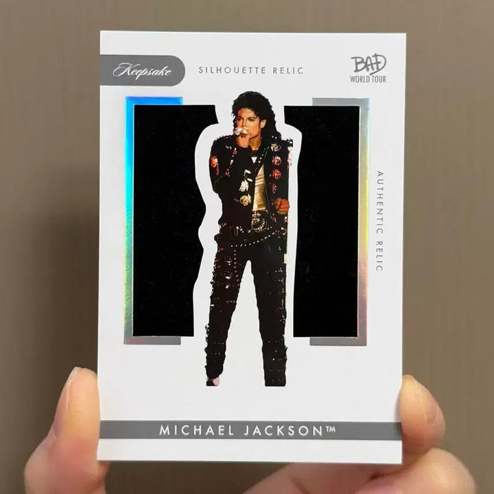 [BUNJANG] Michael Jackson BAD World Tour Relic Card / 마이클잭슨 BAD월드투어 랠릭카드