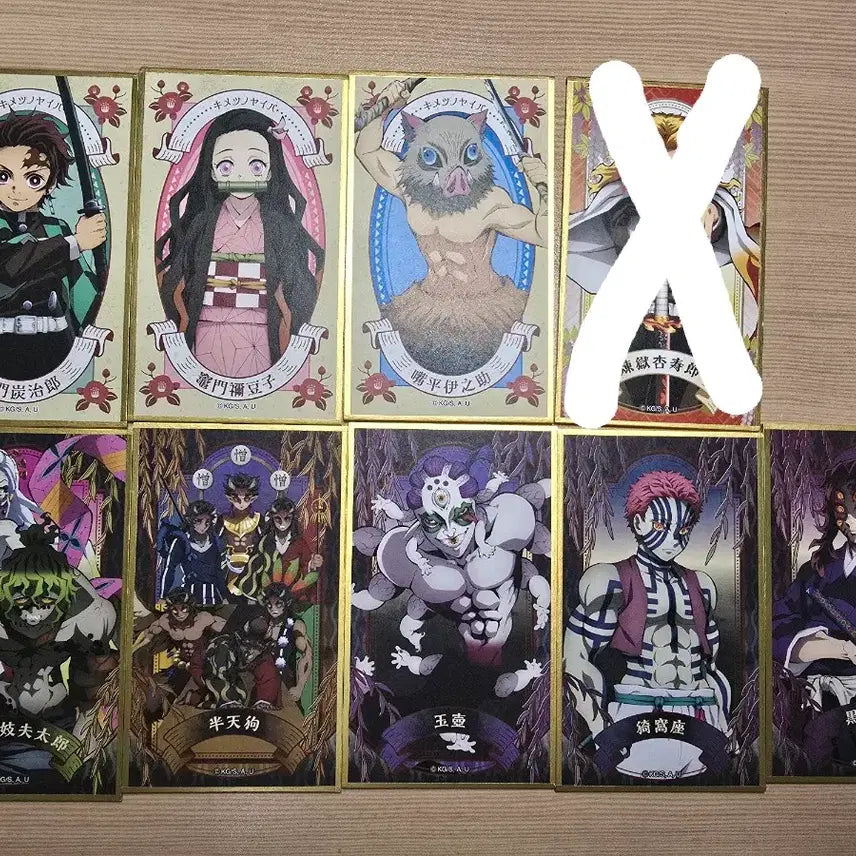 [BUNJANG] Demon Slayer: Kimetsu no Yaiba Iguro Obanai Art Board Set / 귀멸의 칼날 이구로 그림 색지 팝니다