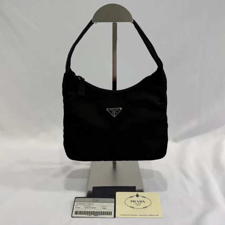 [BUNJANG] Prada Mini Hobo Bag Nylon Pocono Tote Bag / 프라다 미니 호보백 나일론 포코노 토트백 (상태 좋음)