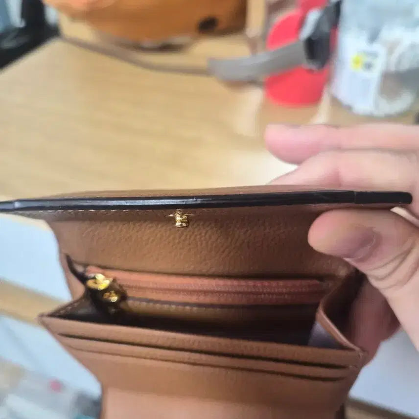 [BUNJANG] Hazzys Genuine Leather Bifold Wallet / 헤지스정품소가죽 반지갑