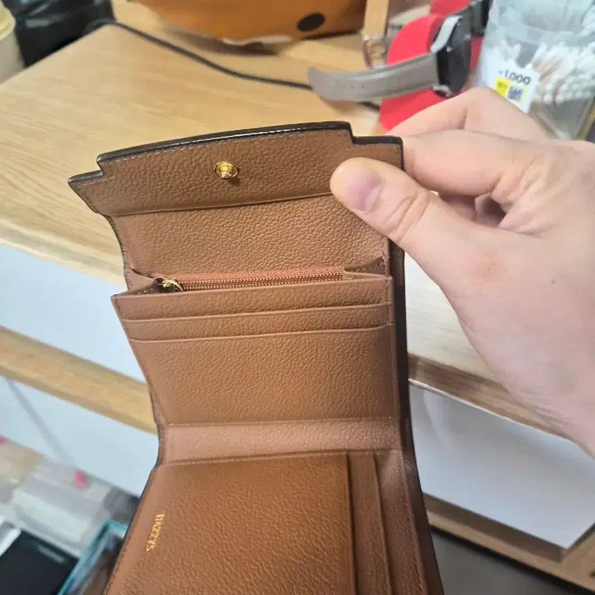 [BUNJANG] Hazzys Genuine Leather Bifold Wallet / 헤지스정품소가죽 반지갑