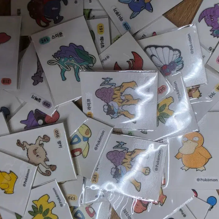 [BUNJANG] Pokemon Stickers Bundle / 포켓몬 띠부씰 판매합니다.