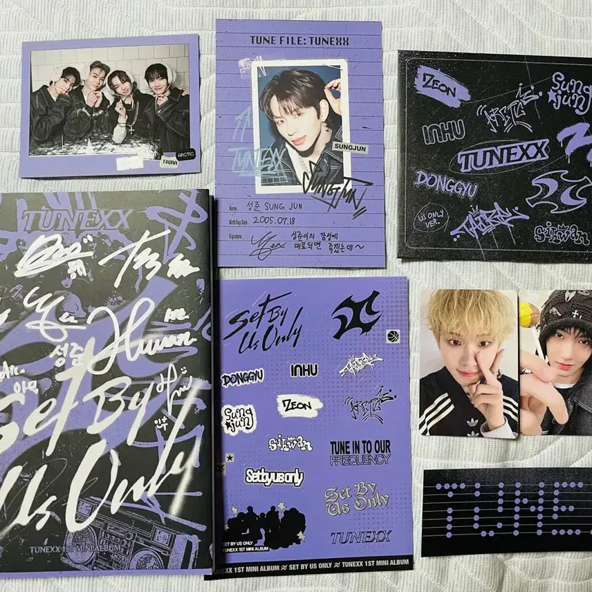 [BUNJANG] TUNEXX Mini 1st Album Signed / 튜넥스 TUNEXX 미니 1집 친필싸인 앨범 비매