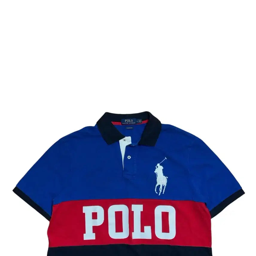 [BUNJANG] Polo Ralph Lauren Big Pony Logo Short Sleeve Polo Shirt / 폴로 랄프로렌 빅포니 빅로고 반팔 카라티셔츠