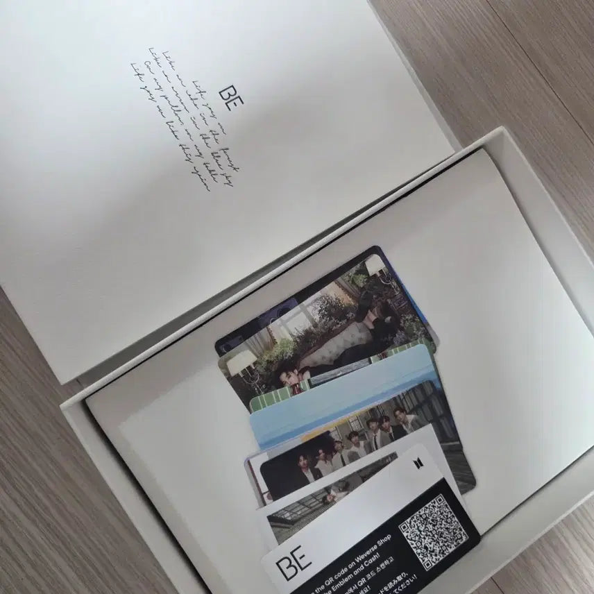 [BUNJANG] BTS BE Album POB Notebook &amp; Postcard Set / (배송비 포함 가격) 방탄소년단 BE 앨범 특전 노트&amp;엽서 set