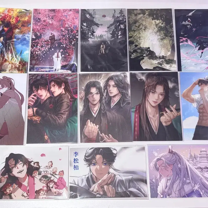 [BUNJANG] Hwasan Gwihwan 34 Card Set (Postcards, Photo Booth Strips, Photocards) / 화산귀환 원가이하 34장 지류 천두님 노온님 엽서 프박 포토카드 일괄