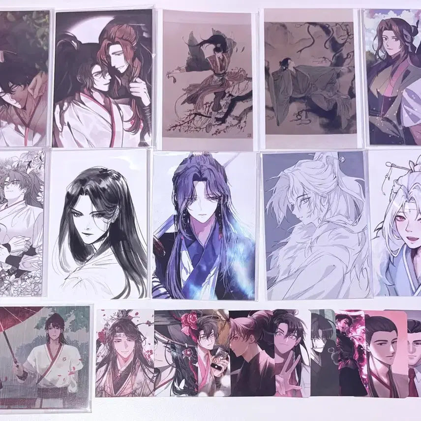 [BUNJANG] Hwasan Gwihwan 34 Card Set (Postcards, Photo Booth Strips, Photocards) / 화산귀환 원가이하 34장 지류 천두님 노온님 엽서 프박 포토카드 일괄