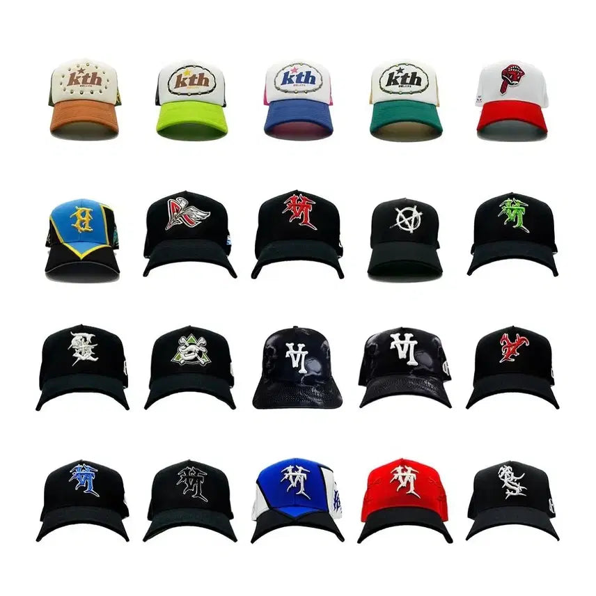 [BUNJANG] KTHLA Kill The Hype LA Green Embroidered Black Snapback Cap / KTHLA Kill The Hype LA 그린 엠브로이드 블랙 스냅백 캡