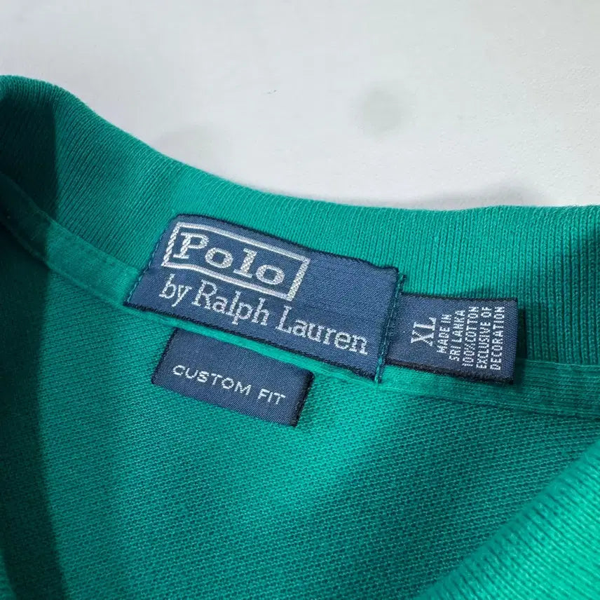 [BUNJANG] Polo Ralph Lauren New Model Green Big Pony Short Sleeve Polo Shirt XL / 신형 폴로 랄프로렌 그린 빅포니 반팔카라티