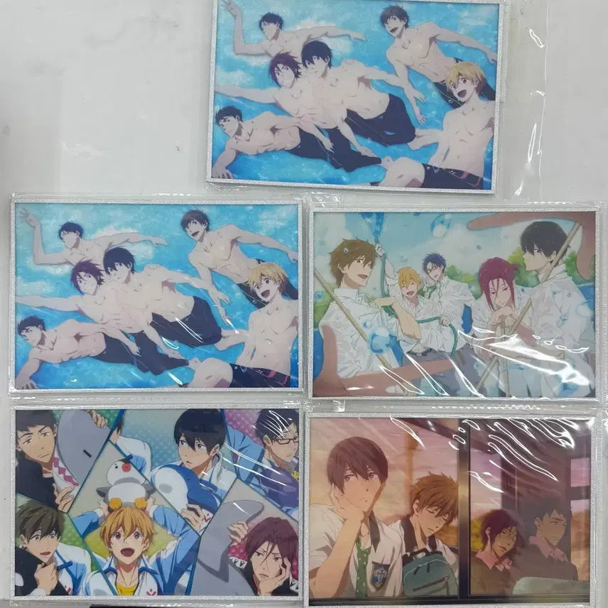 [SOLD OUT] 프리! free! 팝마트 쿠지 하루카 마코토 린 아크릴 색지