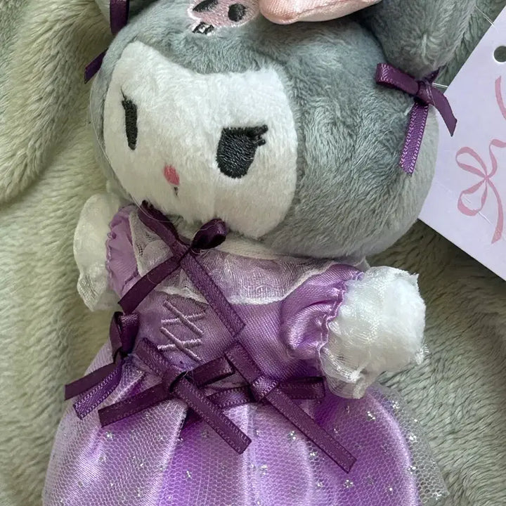 [BUNJANG] Sanrio Kuromi Long-Legged Ballerina Costume Doll Keychain / 택0,새상품) 일본 산리오 쿠로미 롱다리 발레리나 코스튬 인형 키링(희귀