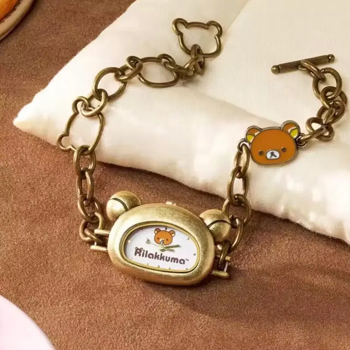 [BUNJANG] Rilakkuma Secret Wristwatch / 리락쿠마 손목시계 시크릿