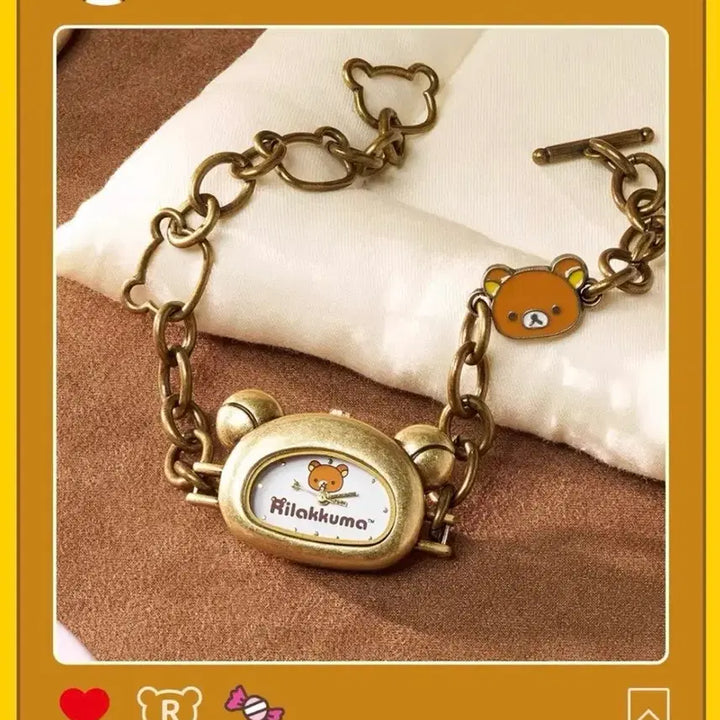 [BUNJANG] Rilakkuma Secret Wristwatch / 리락쿠마 손목시계 시크릿