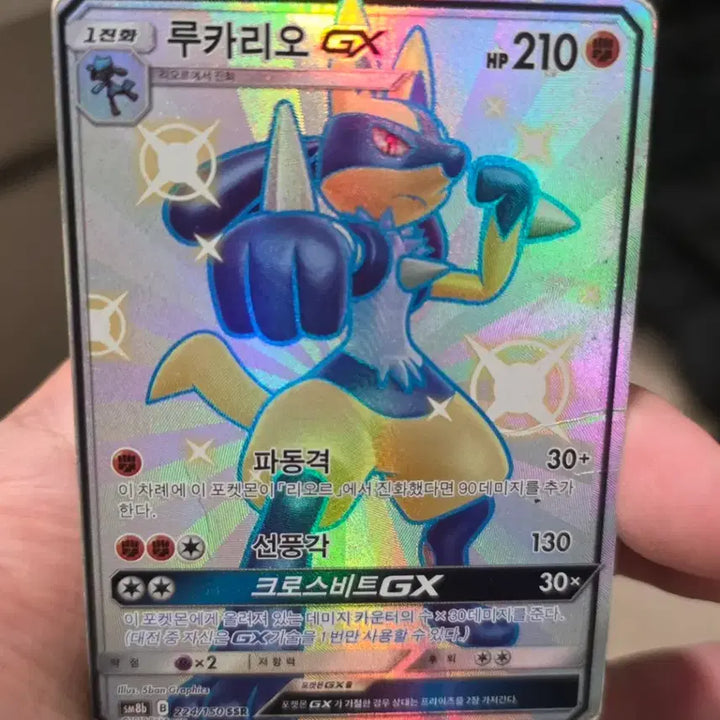 [BUNJANG] Pokemon Card Lucario SSR / 포컷몬카드 루카리오 SSR