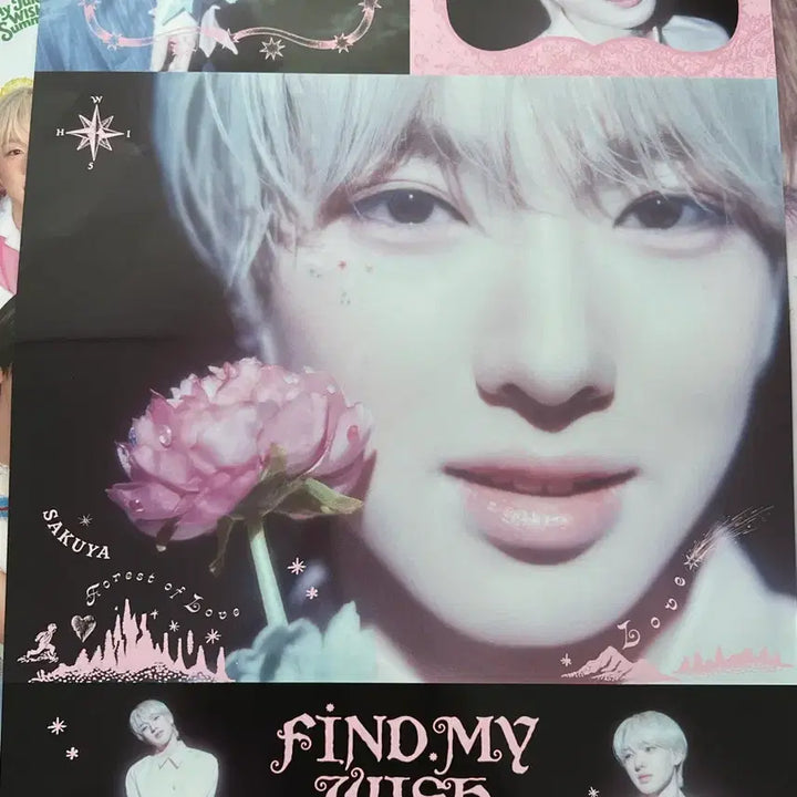 [SOLD OUT] 엔시티 위시 메가커피 유우시 시온 사쿠야 단체 포스터 컵홀터 일괄