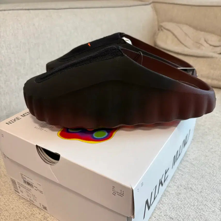 [BUNJANG] Nike Mind 001 Black/Orange Swoosh Sneakers - New (270mm) / 나이키 마인드 001 새상품 270