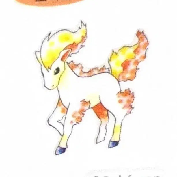 [BUNJANG] Pokemon Ponyta "Tteokbokki Sticker" (Sealed) / 포켓몬스터 포니타 포켓몬빵 띠부띠부씰 미개봉