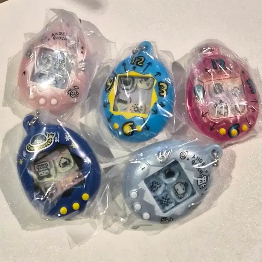 [BUNJANG] Tamagotchi Shakashaka Charm 1st Gen Bundle (Pearl Pink, Pearl Blue) Gacha Keyring / 일괄)미개봉) 다마고치 샤카샤카참 1탄 펄핑크 펄블루 가챠 키링 볼로치