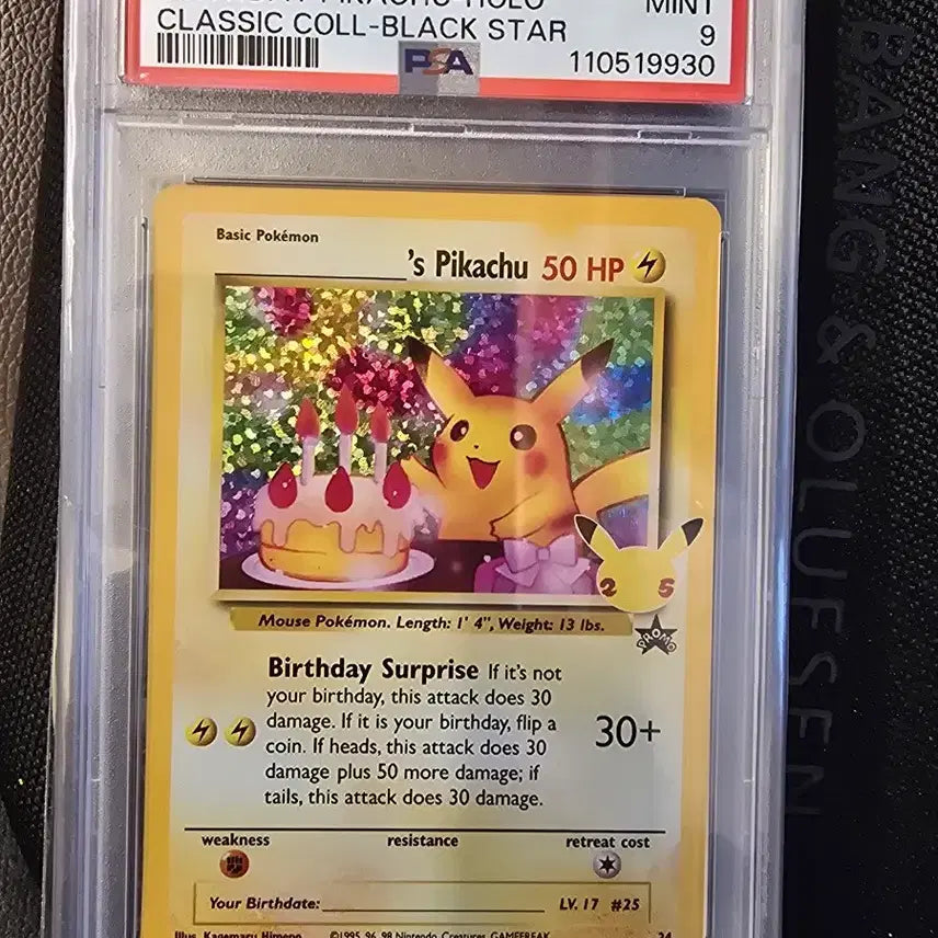 [BUNJANG] Birthday Pikachu Card / 생일 피카츄