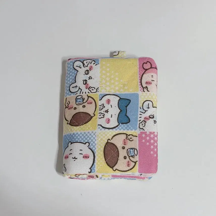 [BUNJANG] Chiikawa Usagi Hachiwara Momonga Kani Kurimanju Quilted Card Holder / 먼작귀 치이카와 우사기 하치와레 모몽가 카니 쿠리만쥬 퀄팅 퀄트 카드지갑