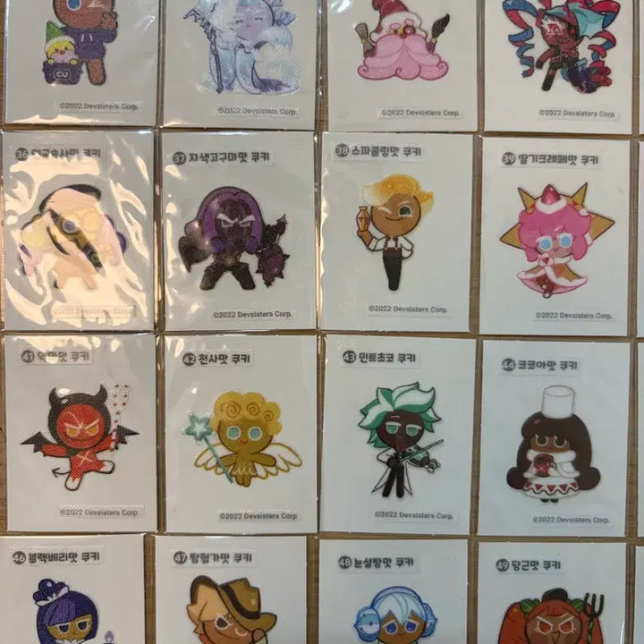 [BUNJANG] Cookierun Kingdom Stickers Bundle Set / 쿠키런 킹덤 띠부씰 일괄 판매합니다