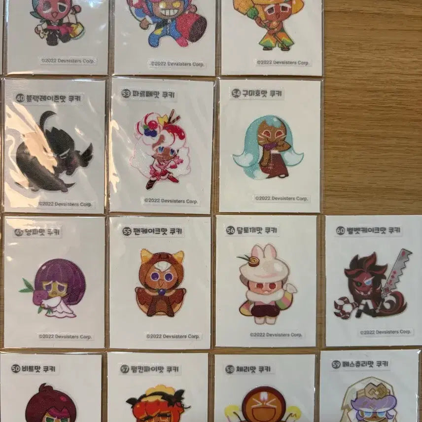 [BUNJANG] Cookierun Kingdom Stickers Bundle Set / 쿠키런 킹덤 띠부씰 일괄 판매합니다