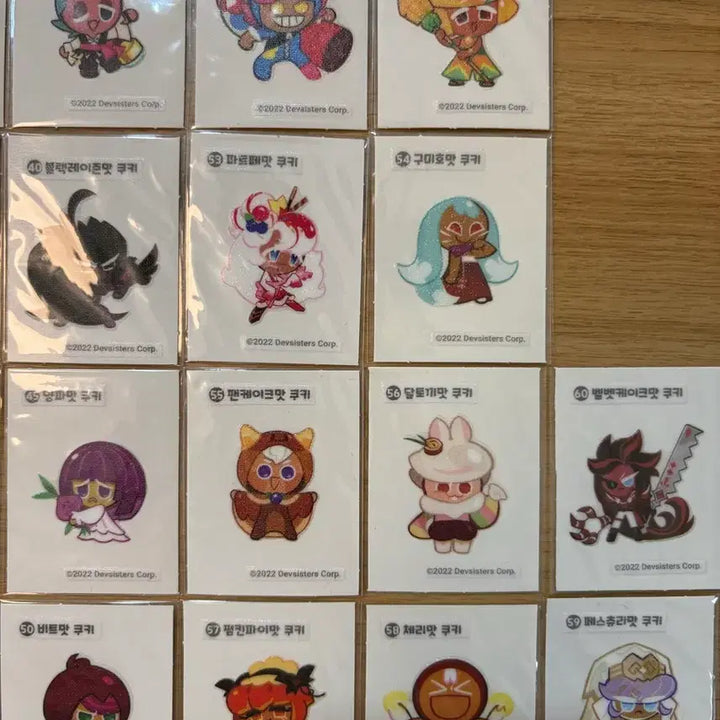 [BUNJANG] Cookierun Kingdom Stickers Bundle Set / 쿠키런 킹덤 띠부씰 일괄 판매합니다