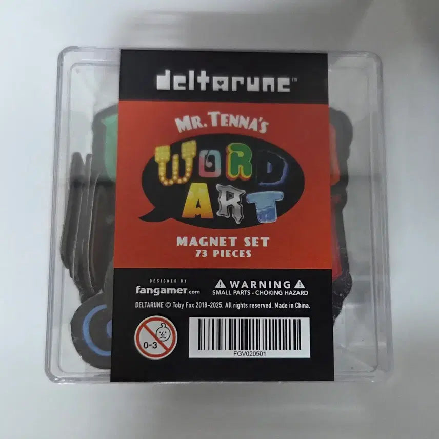 [BUNJANG] Deltarune Tenebrae Alphabet Magnets (Unused) / 델타룬 테나 알파벳 자석 미사용
