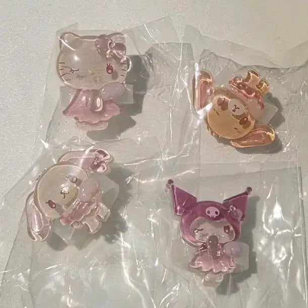 [BUNJANG] Sanrio Jelly Deco Band Gacha Set / 일괄)산리오 젤리 데코 밴드 가챠 키티 쿠로미 시로우사 쿠로우사 메지루시