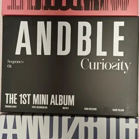 [BUNJANG] AND2BLE Curiosity Mini Album Vol. 1 Set (3 Unsealed Albums) / 앤더블 개봉 앨범 3세트 And2ble opened albums 3set