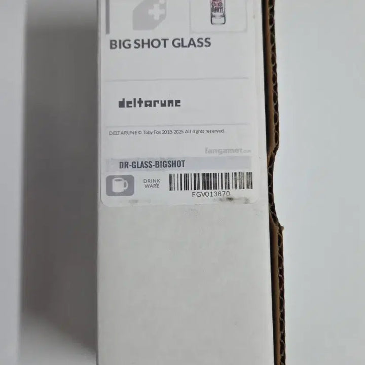 [BUNJANG] Deltarune Spamton Big Shot Glass (Sealed) / 델타룬 스팸톤 빅샷 글라스 미개봉