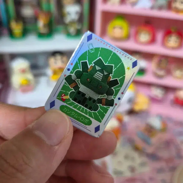 [BUNJANG] Crayon Shin-chan Gundam Robot Rice Grain Figures with Storage Case / 짱구 건담로봇 쌀알 피규어 + 쌀알피규어함