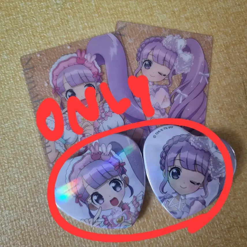 [BUNJANG] Pripara LaLaRi Non Can Badge / 프리파라 라파리 논 캔뱃지
