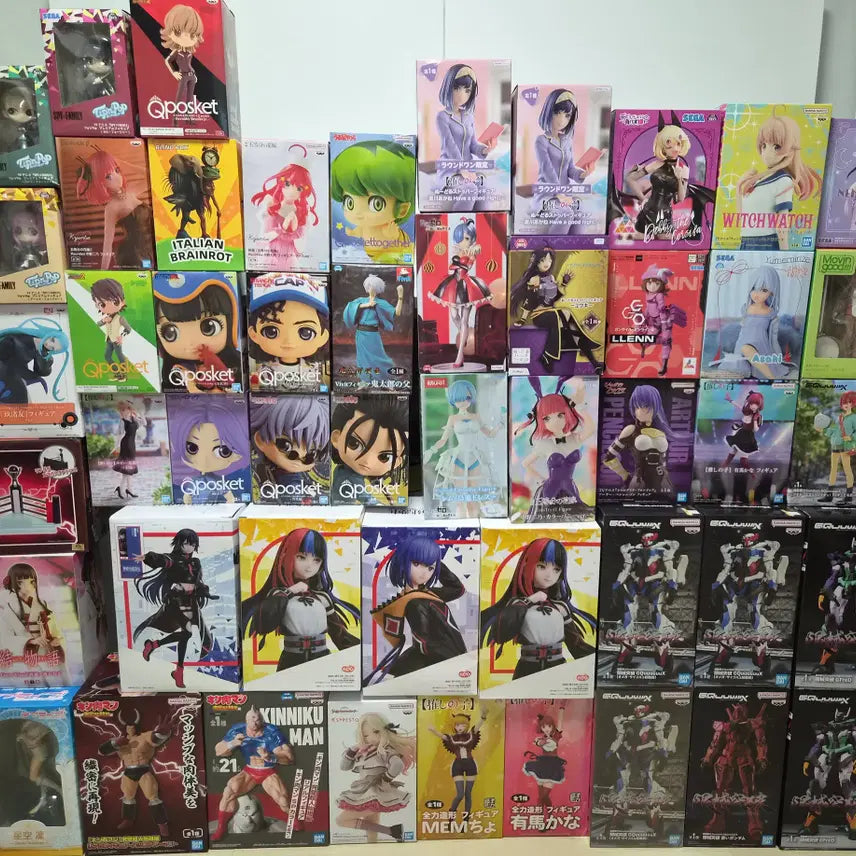 [BUNJANG] Sealed Collection Anime Figures (Oshi no Ko, Re:Zero, Gundam, etc.) - 50 Piece Lot / 미개봉) 최애의아이 리제로 기동전사건담 등 각종 피규어 50점 대량 판매