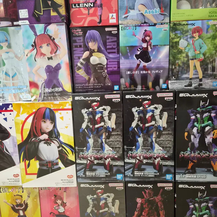 [BUNJANG] Sealed Collection Anime Figures (Oshi no Ko, Re:Zero, Gundam, etc.) - 50 Piece Lot / 미개봉) 최애의아이 리제로 기동전사건담 등 각종 피규어 50점 대량 판매