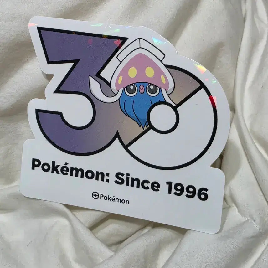 [BUNJANG] OK Sing Logo Sticker Pokemon 30th Anniversary / 오케이징 로고 스티커 포켓몬 30주년