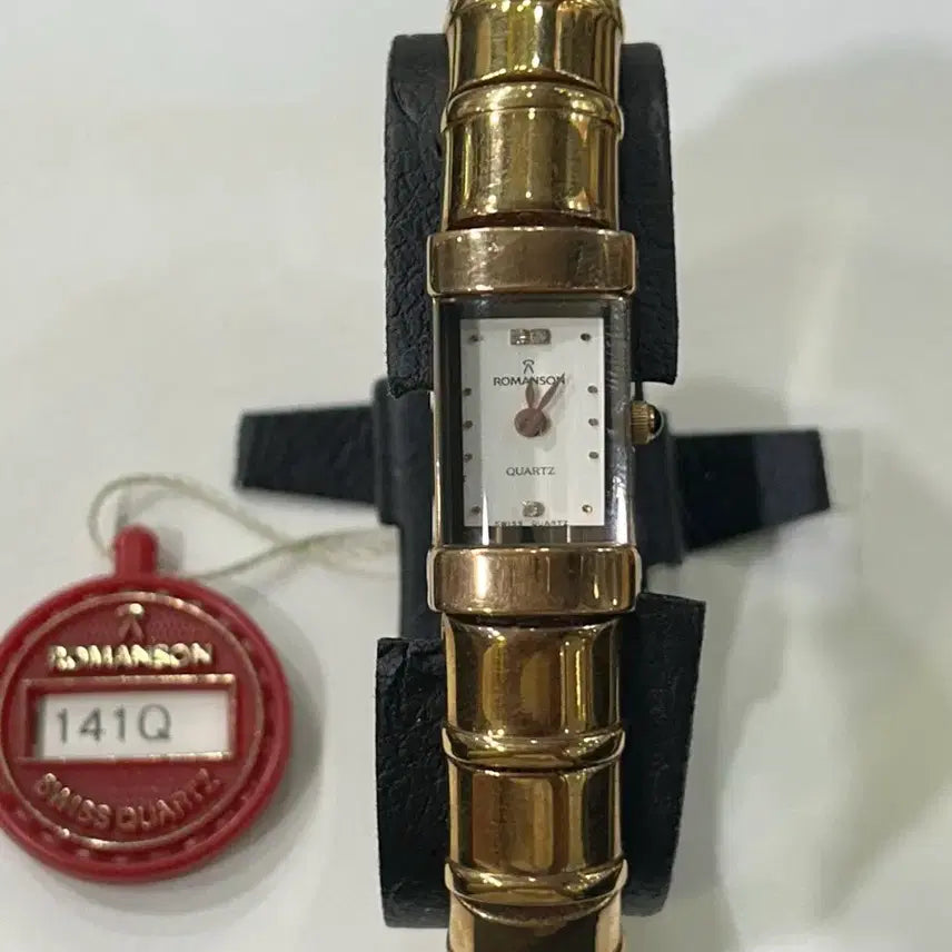 [SOLD OUT] 로만손 23k 도금 빈티지 여성 사각시계